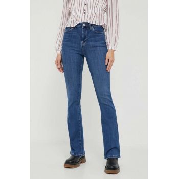 Pepe Jeans jeansi Dion Flare femei high waist