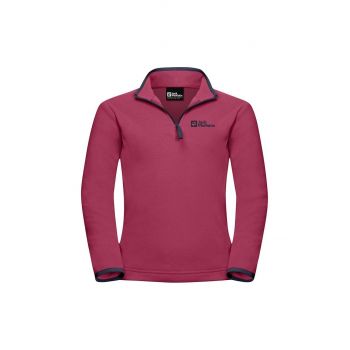 Jack Wolfskin bluza copii TAUNUS culoarea roz, neted