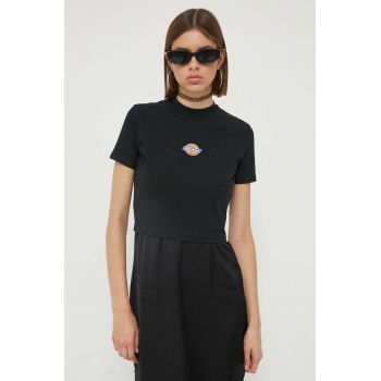 Dickies tricou femei, culoarea negru