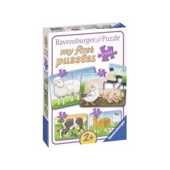 Primul meu puzzle animale de la ferma 2468 piese