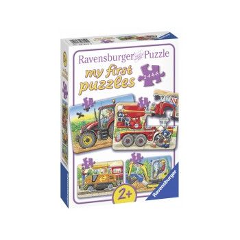 Primul meu puzzle utilaje agricole 2468 piese