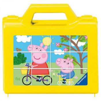 PUZZLE IN CUTIE PEPPA PIG, 12 PIESE