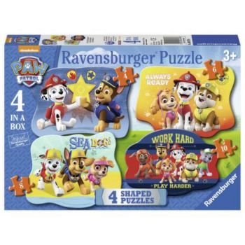 Puzzle Paw Patrol, 4 6 8 10 Piese