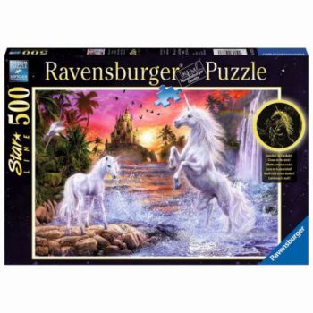 PUZZLE UNICORNI LA RAU, 500 PIESE STARLINE