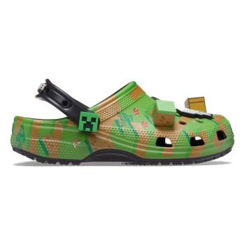 Saboti Crocs Classic Minecraft Elevated Clog Multicolor - Multi