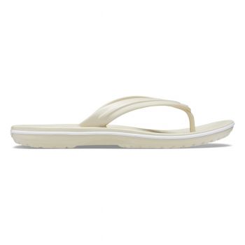 Slapi Crocs Crocband Flip Bej - Bone ieftini