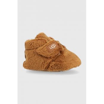 UGG pantofi pentru bebelusi Bixbee culoarea maro