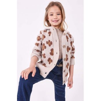 Mayoral cardigan copii culoarea bej, light