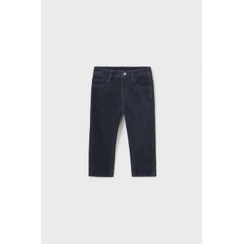 Mayoral pantaloni bebe culoarea albastru marin, neted