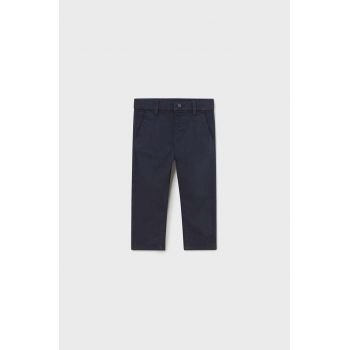 Mayoral pantaloni bebe culoarea albastru marin, neted