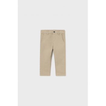 Mayoral pantaloni bebe culoarea roz, neted