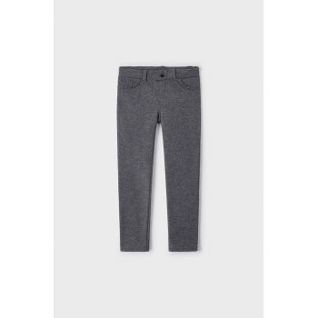 Mayoral pantaloni copii culoarea gri, neted