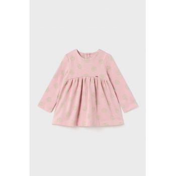 Mayoral rochie bebe culoarea roz, mini, evazati