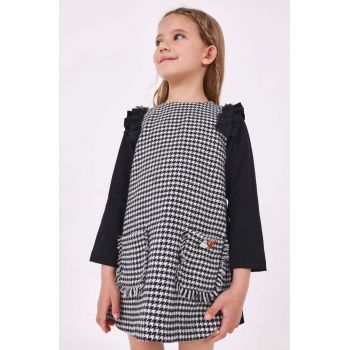 Mayoral rochie fete culoarea negru, mini, evazati