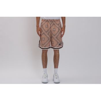 Varsity Paisley Mesh Shorts