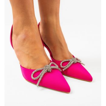 Pantofi cu toc Julay Fuchsia