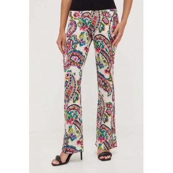 Morgan pantaloni femei, drept, high waist