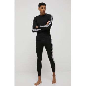 Helly Hansen jambiere funcționale culoarea negru