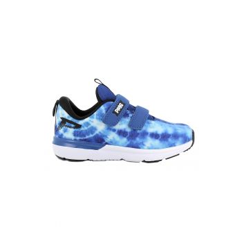 Pantofi sport cu velcro si aspect tie-dye