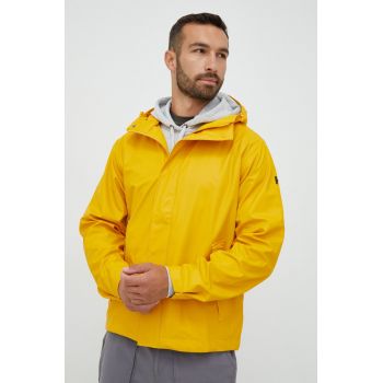 Helly Hansen geaca de ploaie barbati, culoarea galben, de tranzitie