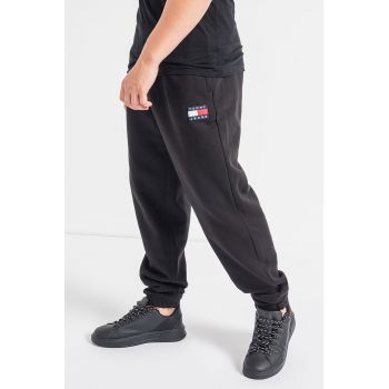 Pantaloni sport din bumbac cu 3 buzunare