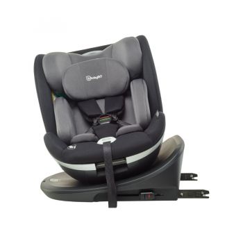 Scaun auto rotativ BabyGo Grow Up 360 Black 0-36 kg