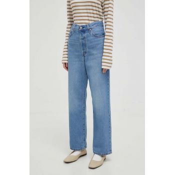 Levi's jeansi RIBCAGE STRAIGHT ANKLE femei high waist