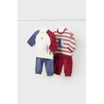 Mayoral Newborn compleu bebe culoarea rosu