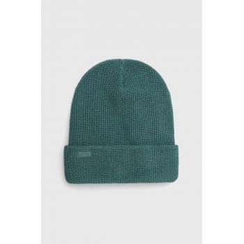 Billabong caciula culoarea verde, din tricot gros ieftina