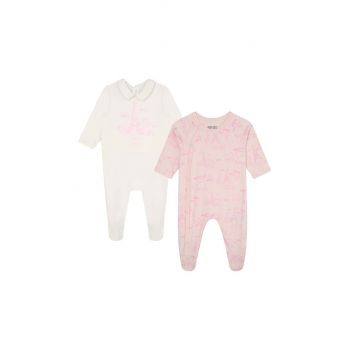 Kenzo Kids salopete din bumbac pentru bebelusi 2-pack