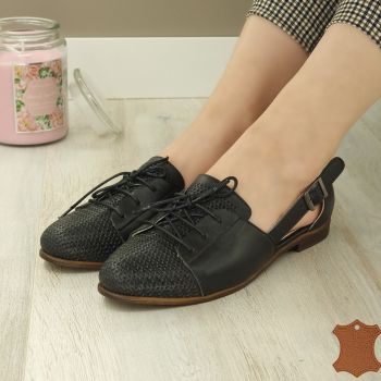 Pantofi Casual Dama Negri Piele Naturala Panyin