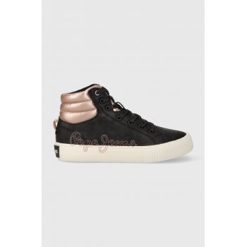 Pepe Jeans sneakers pentru copii culoarea negru