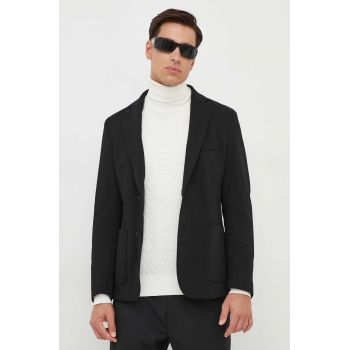 BOSS sacou barbati, culoarea negru