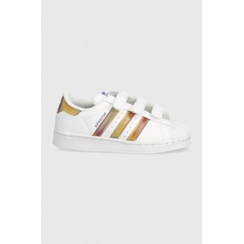 adidas Originals sneakers pentru copii culoarea alb