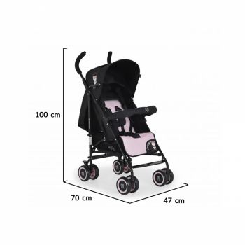 Carucior sport cu spatar reglabil Moni Jerry Pink de firma original