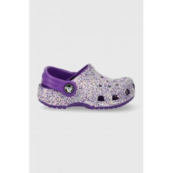 Crocs slapi copii culoarea violet