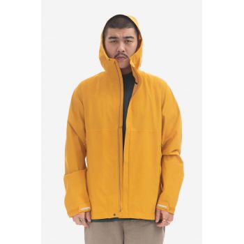 Fjallraven geacă de ploaie Hydratic Trail Jacket bărbați, culoarea galben, de tranziție F86984.161-161