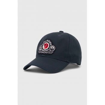 Fjallraven șapcă Fjallraven Classic Badge Cap culoarea bleumarin, cu imprimeu F86979.555-555