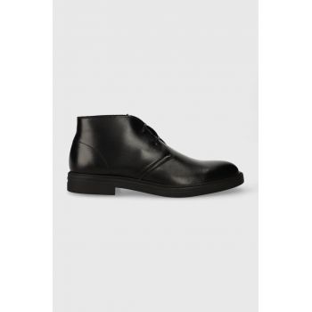 BOSS pantofi de piele Calev barbati, culoarea negru, 50503660