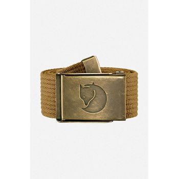 Fjallraven curea Pasek Fjallraven Canvas Brass Belt culoarea bej F77297.232-232