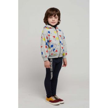 Bobo Choses leggins copii culoarea albastru marin, cu imprimeu