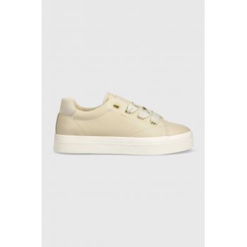 Gant sneakers din piele Avona culoarea bej, 27531157.G11