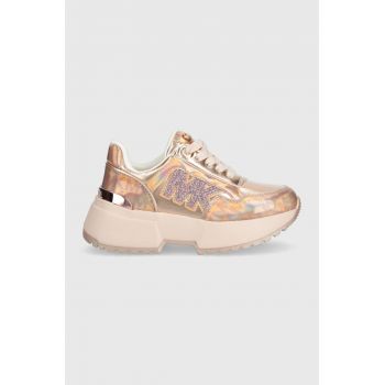 Michael Kors sneakers pentru copii culoarea portocaliu