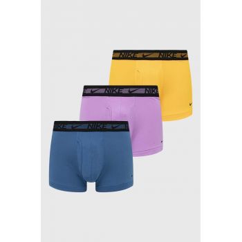 Nike boxeri 3-pack barbati, culoarea galben