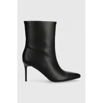 Steve Madden botine Lyricals femei, culoarea negru, cu toc cui, SM11002592