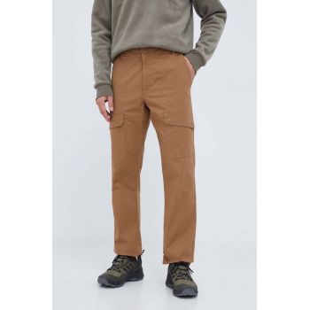 Columbia pantaloni Wallowa Cargo barbati, culoarea maro