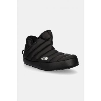 The North Face papuci de casa m thermoball traction bootie culoarea negru