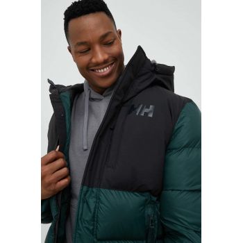 Helly Hansen geacă sport ACTIVE PUFFY LONG JACKET culoarea verde 53522