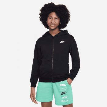 Bluza cu Fermoar Nike K Nsw Club ft hoodie full zip LS LBR la reducere