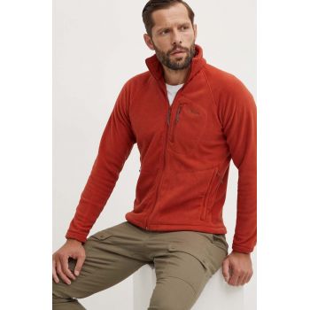 Columbia bluză bărbați, culoarea roșu, uni 1420421-013 ieftina